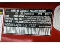 996: designo Cardinal Red Metallic 2017 Mercedes-Benz C 300 Cabriolet Color Code