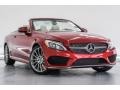 designo Cardinal Red Metallic 2017 Mercedes-Benz C 300 Cabriolet Exterior