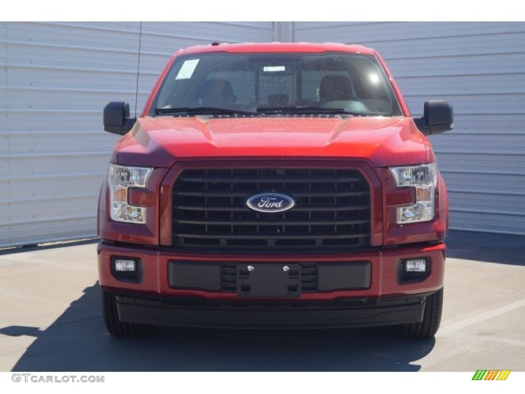 2017 F150 XLT SuperCrew - Ruby Red / Black photo #2