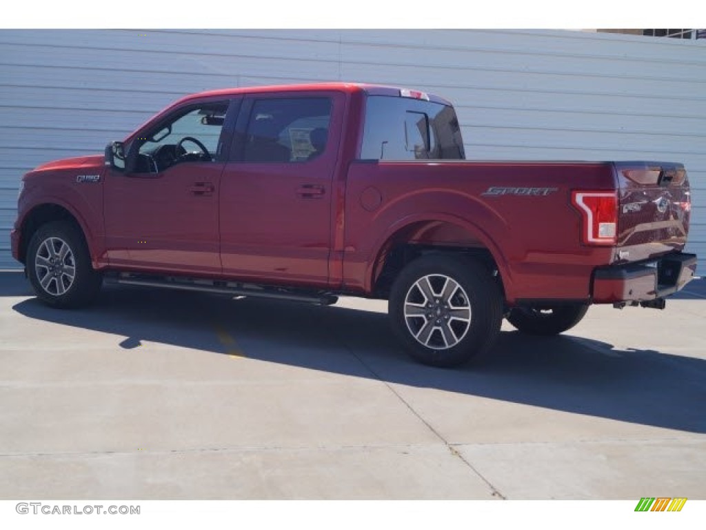 2017 F150 XLT SuperCrew - Ruby Red / Black photo #5