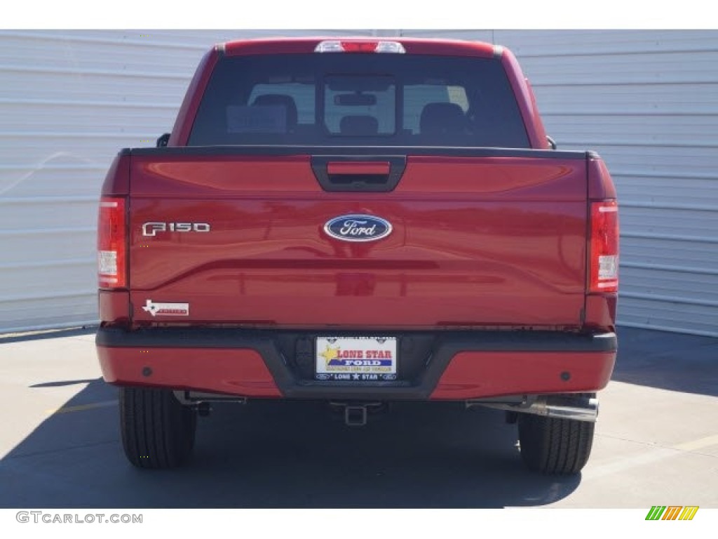2017 F150 XLT SuperCrew - Ruby Red / Black photo #6