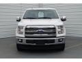 2017 White Platinum Ford F150 Lariat SuperCrew  photo #2