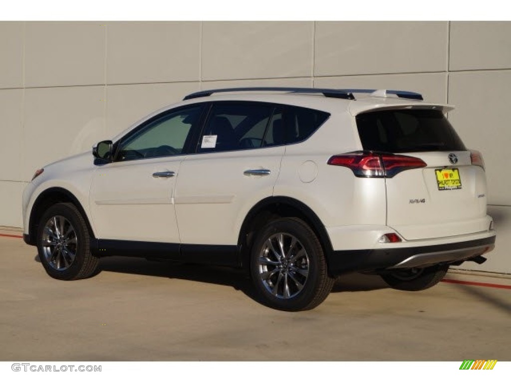 2017 RAV4 Limited - Blizzard Pearl White / Ash photo #4