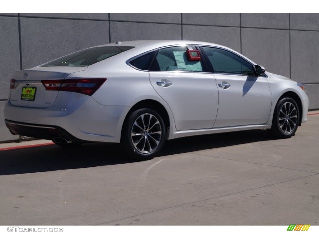 2017 Avalon XLE Premium - Blizzard Pearl White / Light Gray photo #3