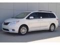 Blizzard White Pearl - Sienna XLE Photo No. 6