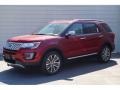 2017 Ruby Red Ford Explorer Platinum 4WD  photo #3