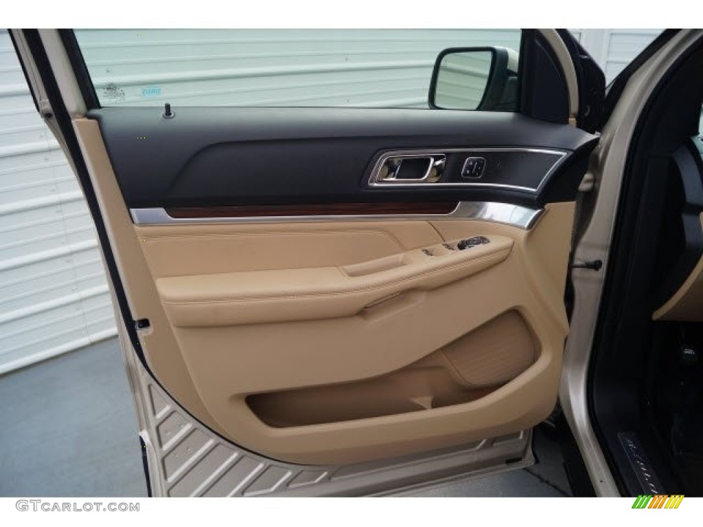 2017 Explorer Limited - White Gold / Medium Light Camel photo #11