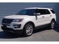 2017 White Platinum Ford Explorer Limited  photo #3