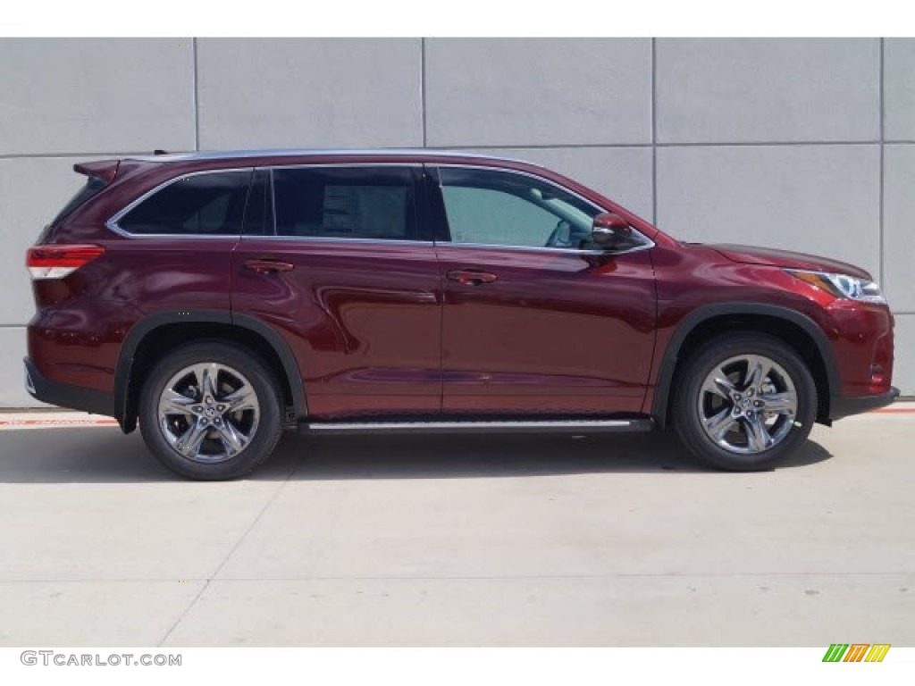 Oh La La Rouge Mica 2017 Toyota Highlander Limited Exterior Photo #119737777