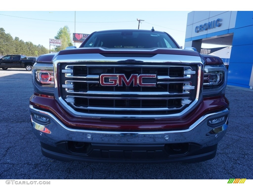 2017 Sierra 1500 SLT Crew Cab 4WD - Crimson Red Tintcoat / Jet Black photo #2