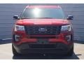 2017 Ruby Red Ford Explorer XLT  photo #2