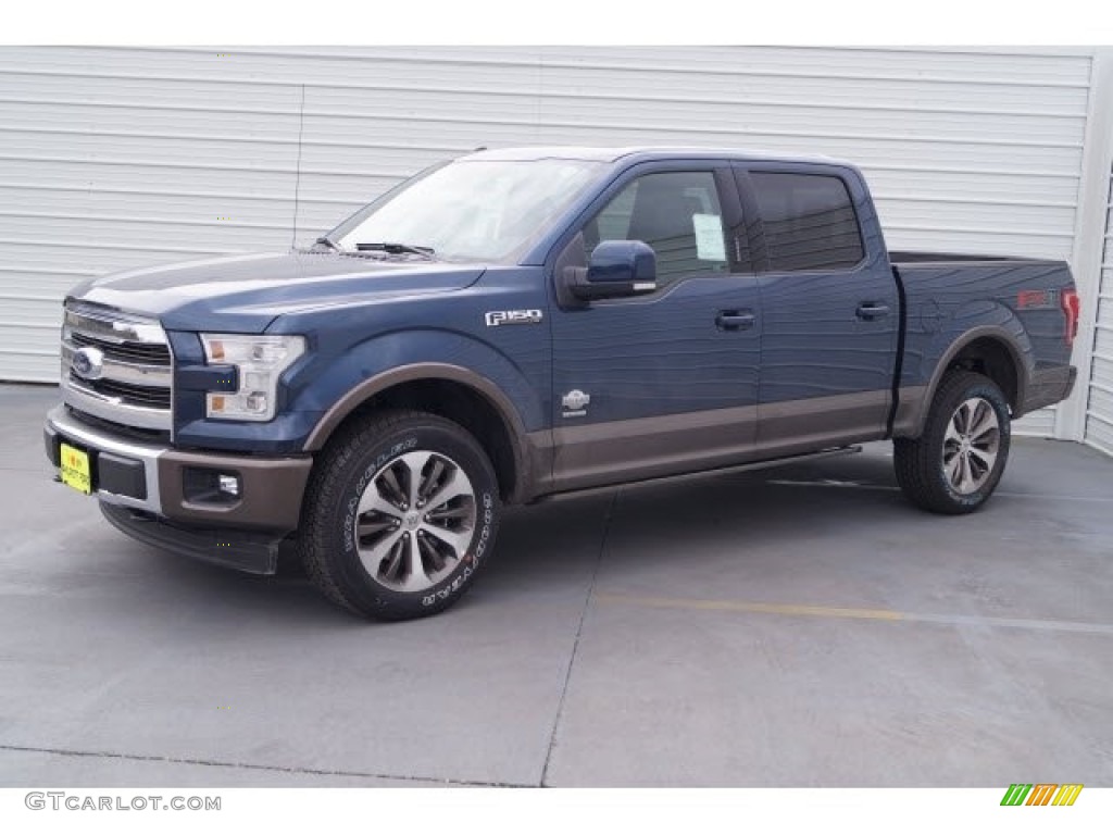 2017 F150 King Ranch SuperCrew 4x4 - Blue Jeans / King Ranch Java photo #3