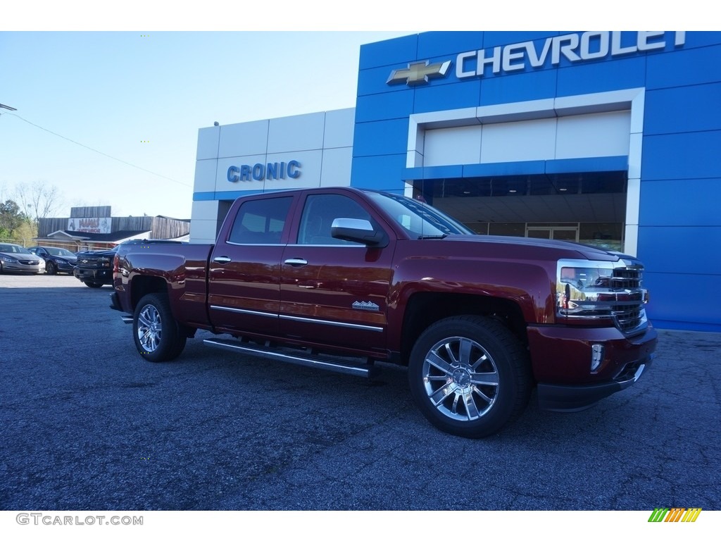 2017 Silverado 1500 High Country Crew Cab 4x4 - Siren Red Tintcoat / High Country Saddle photo #1
