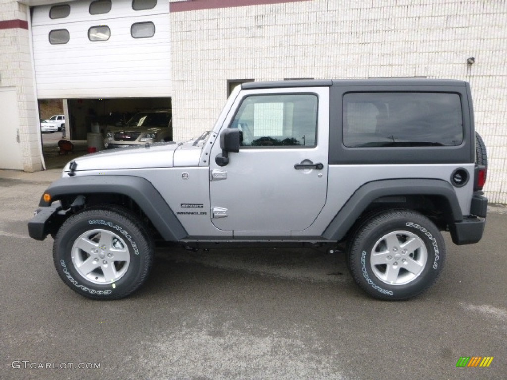 Billet Silver Metallic 2017 Jeep Wrangler Sport 4x4 Exterior Photo #119740330