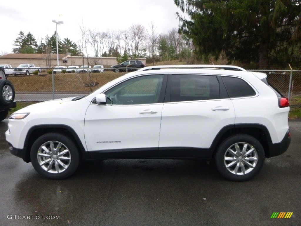 Bright White 2017 Jeep Cherokee Limited 4x4 Exterior Photo #119740759