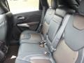 2017 Jeep Cherokee Indigo Blue/Brown Interior Rear Seat Photo