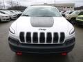 2017 Bright White Jeep Cherokee Trailhawk 4x4  photo #12