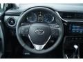 50th Anniversary Black/Black Cherry Stitching Steering Wheel Photo for 2017 Toyota Corolla #119743212