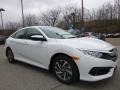 White Orchid Pearl 2017 Honda Civic EX Sedan Exterior