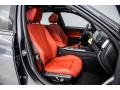 2017 BMW 3 Series Coral Red Interior Front Seat Photo