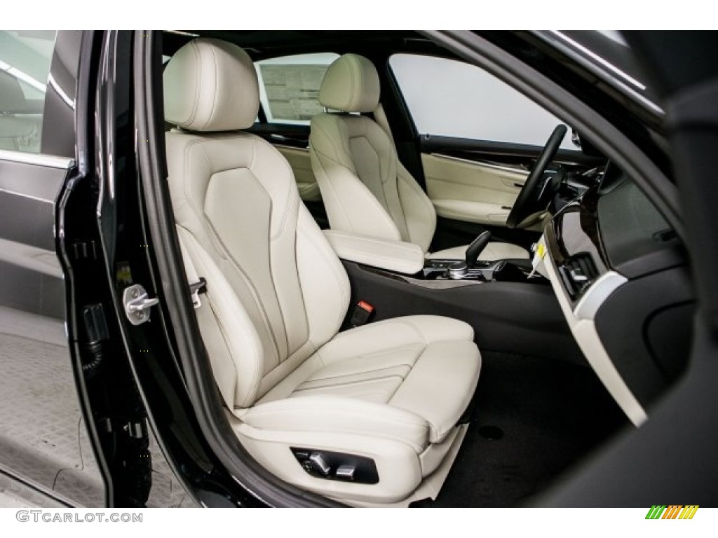 Ivory White Interior 2017 BMW 5 Series 540i Sedan Photo #119745847