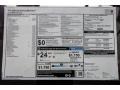 2017 BMW 5 Series 540i Sedan Window Sticker