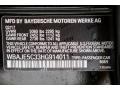 668: Jet Black 2017 BMW 5 Series 540i Sedan Color Code