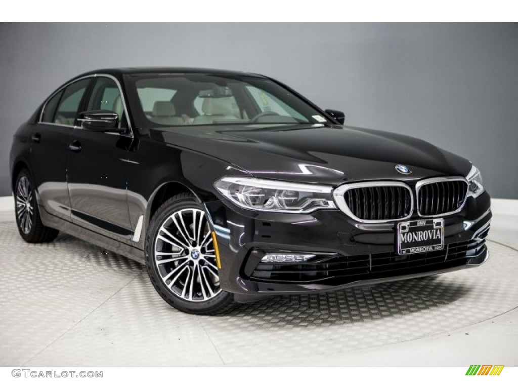 Jet Black 2017 BMW 5 Series 540i Sedan Exterior Photo #119745982