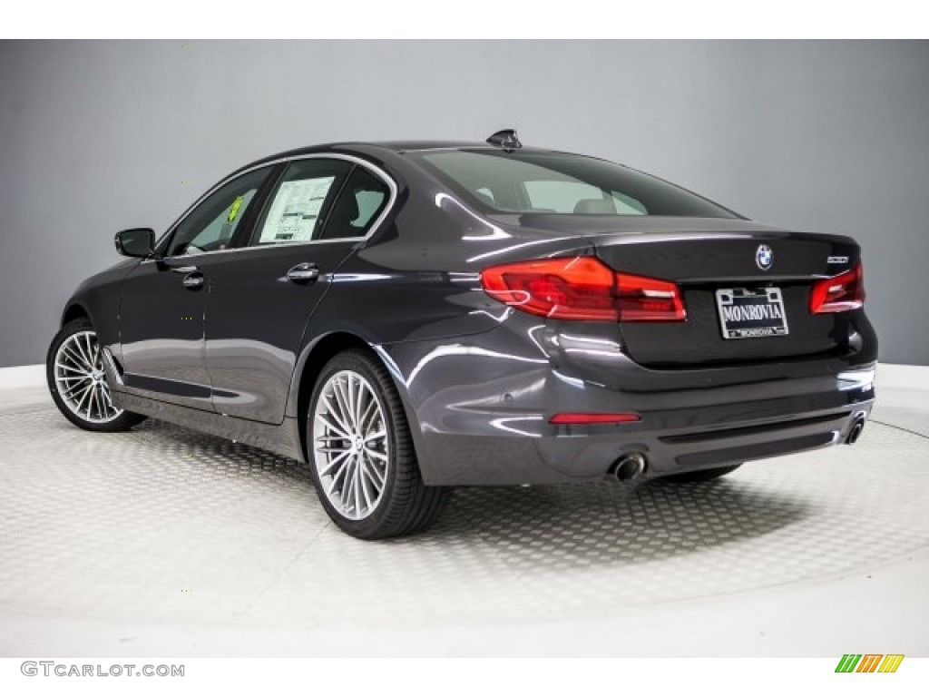 2017 5 Series 530i Sedan - Dark Graphite Metallic / Black photo #3