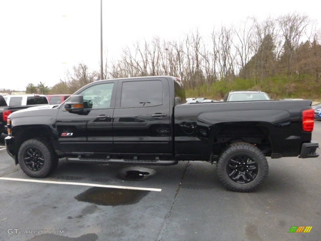 2017 Silverado 2500HD LT Crew Cab 4x4 - Black / Jet Black photo #2