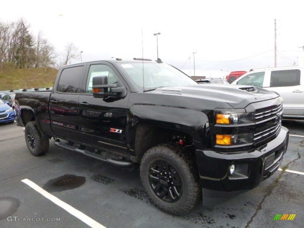 2017 Silverado 2500HD LT Crew Cab 4x4 - Black / Jet Black photo #7