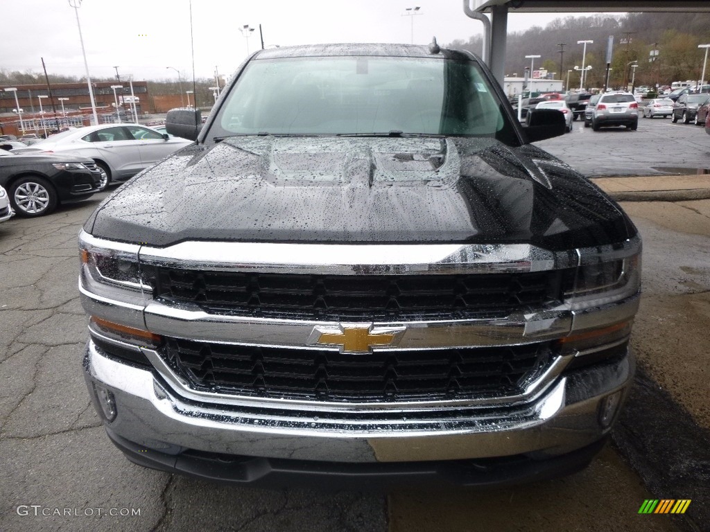 2017 Silverado 1500 LT Crew Cab 4x4 - Black / Jet Black photo #8