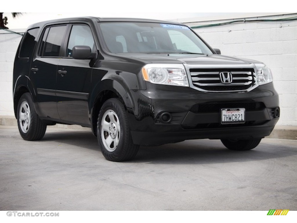 2015 Crystal Black Pearl Honda Pilot Lx 119719591