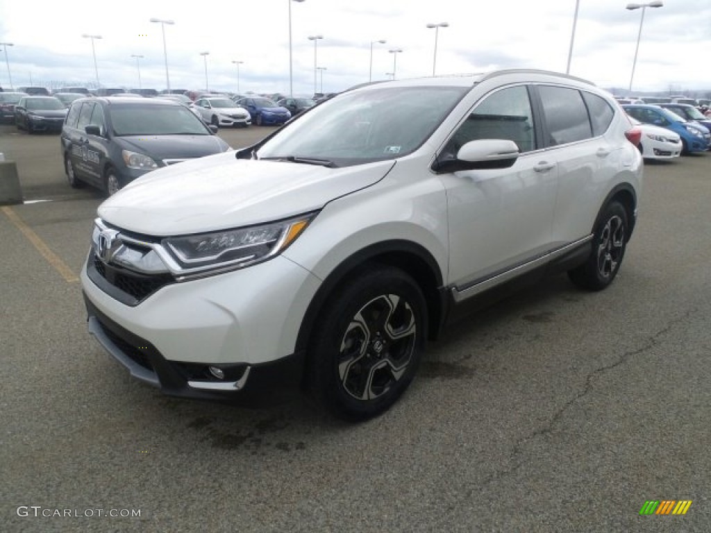 2017 CR-V Touring AWD - White Diamond Pearl / Ivory photo #5