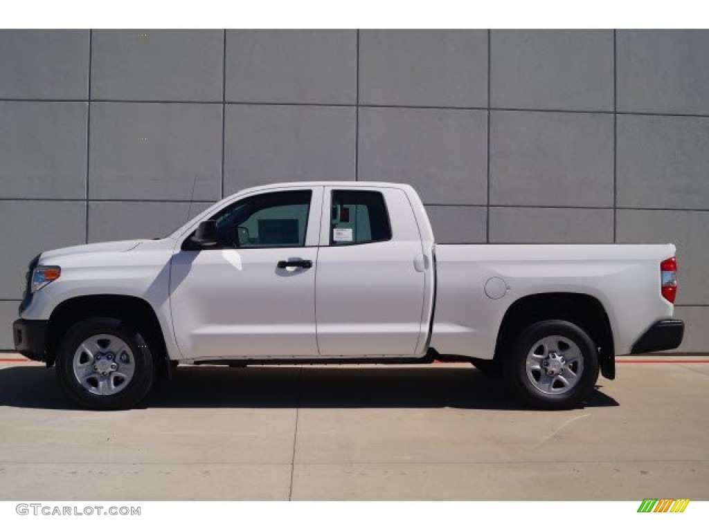 2017 Tundra SR Double Cab 4x4 - Super White / Graphite photo #5