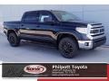 2017 Midnight Black Metallic Toyota Tundra SR5 TSS Off-Road CrewMax 4x4  photo #1