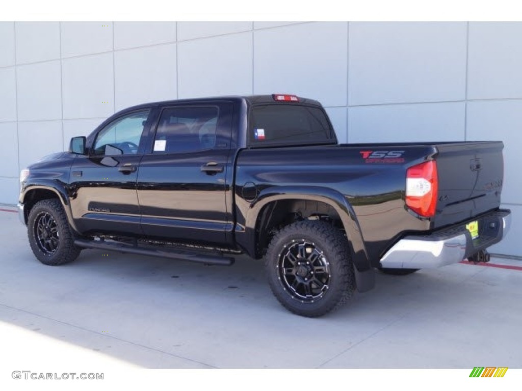 2017 Midnight Black Metallic Toyota Tundra SR5 TSS Off-Road CrewMax 4x4