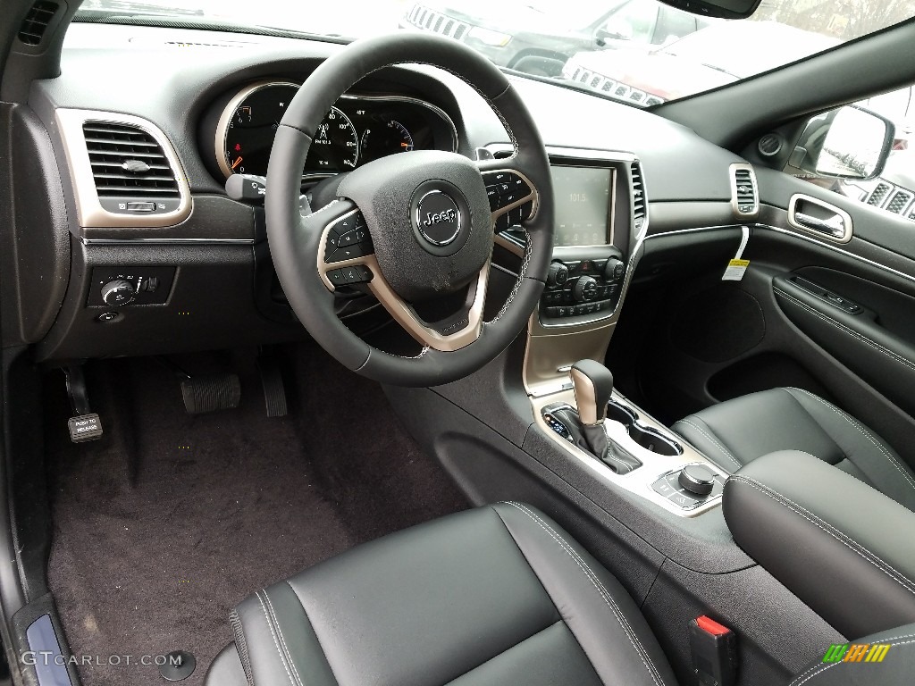 2017 Grand Cherokee Limited 4x4 - Diamond Black Crystal Pearl / Black photo #9