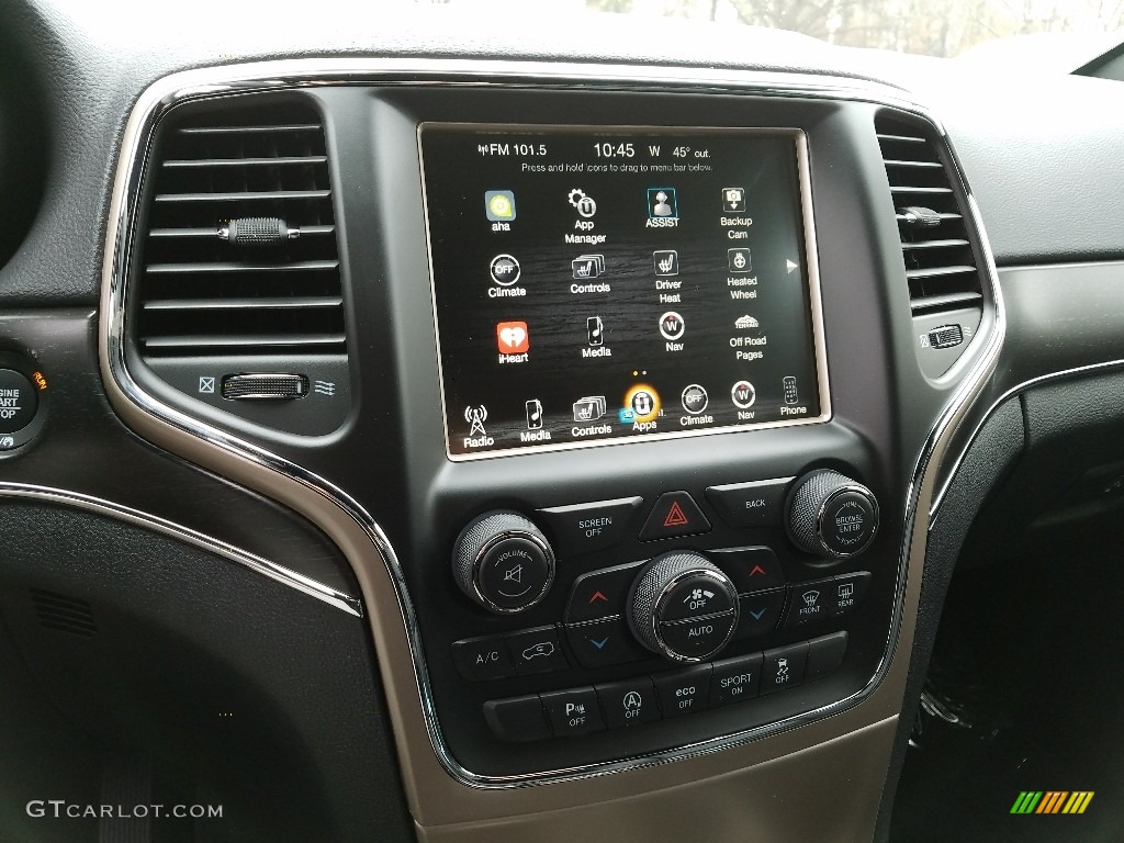 2017 Grand Cherokee Limited 4x4 - Diamond Black Crystal Pearl / Black photo #10