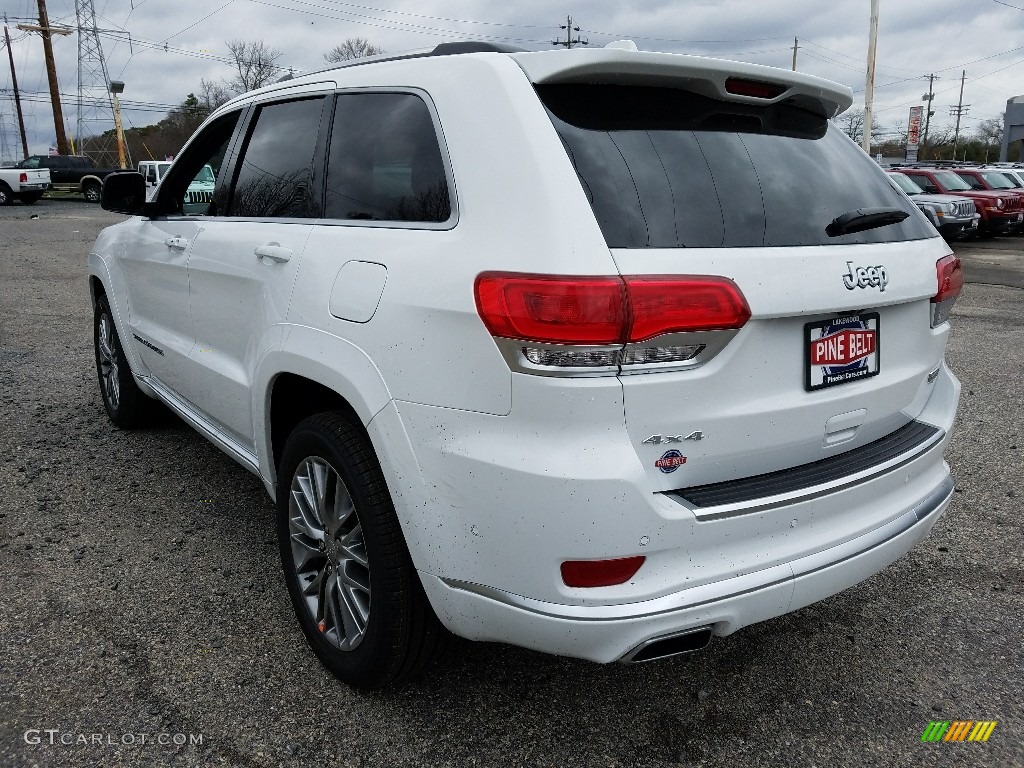 2017 Grand Cherokee Summit 4x4 - Bright White / Dark Sienna Brown/Black photo #4