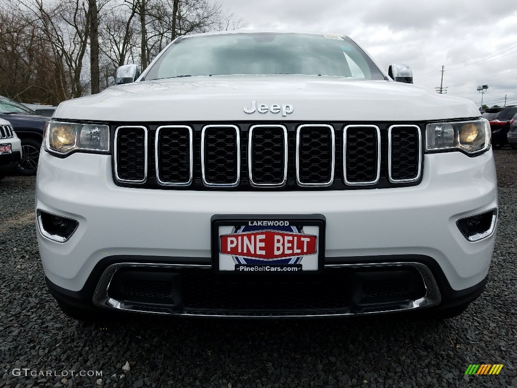 2017 Grand Cherokee Limited 4x4 - Bright White / Black/Light Frost Beige photo #2