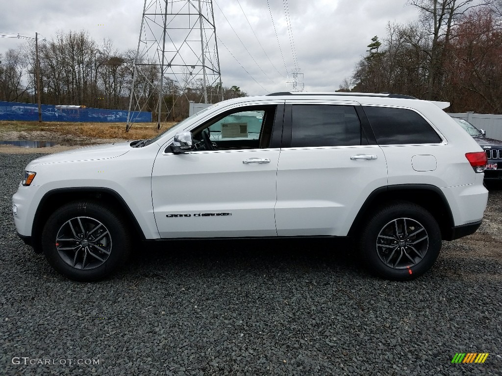2017 Grand Cherokee Limited 4x4 - Bright White / Black/Light Frost Beige photo #3