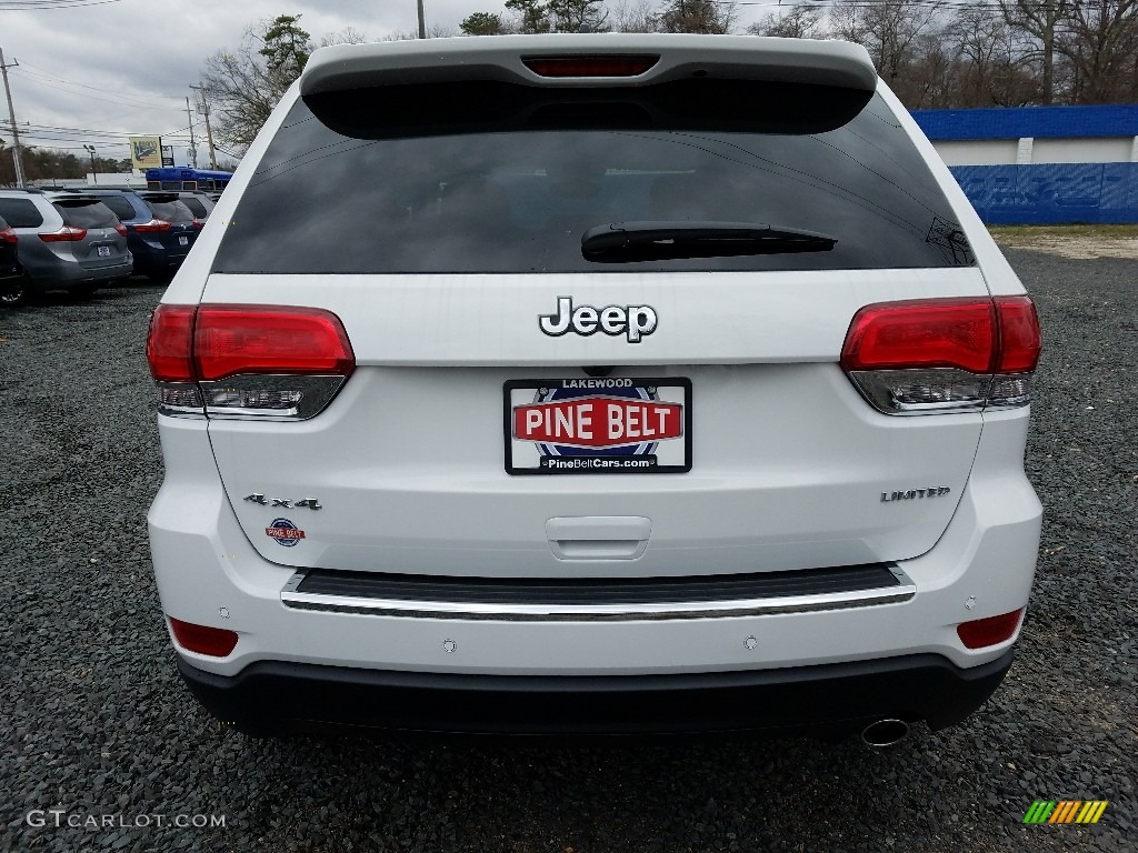 2017 Grand Cherokee Limited 4x4 - Bright White / Black/Light Frost Beige photo #5