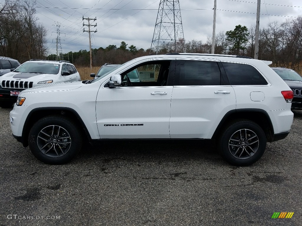 2017 Grand Cherokee Limited 4x4 - Bright White / Black photo #3
