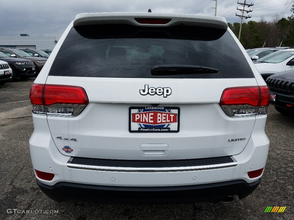 2017 Grand Cherokee Limited 4x4 - Bright White / Black photo #5