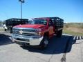 Red Hot - Silverado 3500HD Work Truck Regular Cab Dual Rear Wheel Chassis Photo No. 1