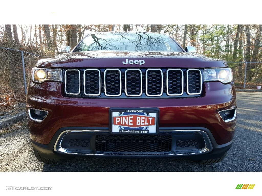 2017 Grand Cherokee Limited 4x4 - Velvet Red Pearl / Black photo #2