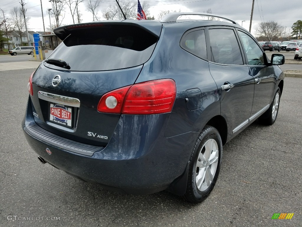 2013 Rogue SV AWD - Graphite Blue / Black photo #7