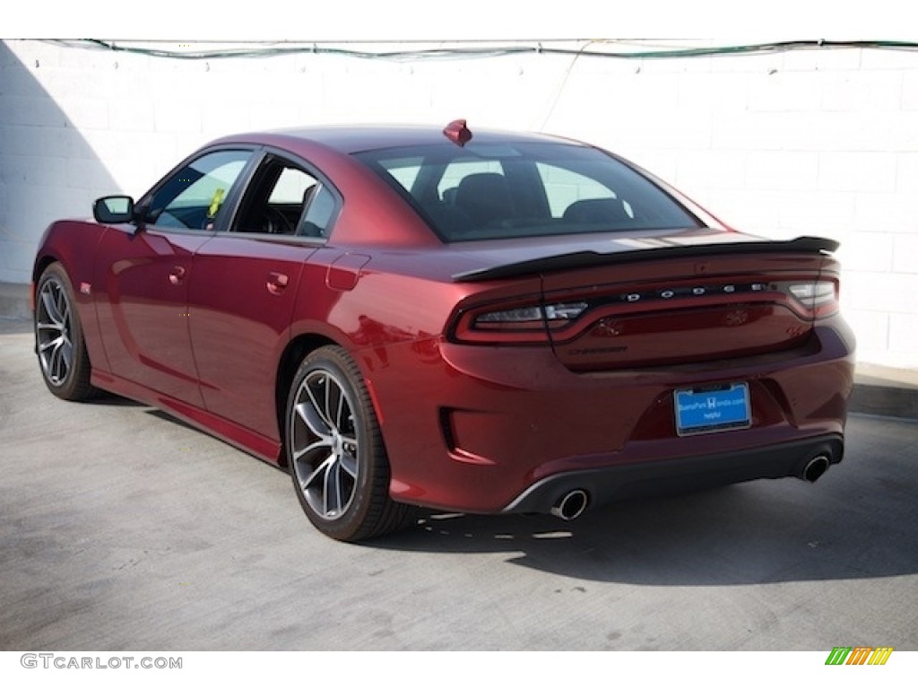 2017 Charger R/T Scat Pack - Octane Red / Black photo #2