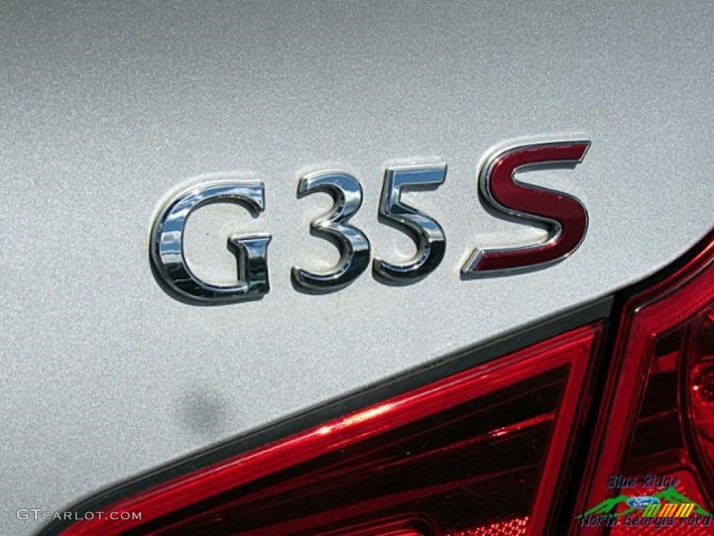 2007 G 35 S Sport Sedan - Liquid Platinum Metallic / Graphite Black photo #37